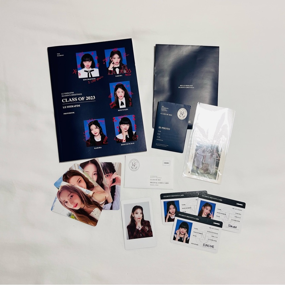 Le Sserafim 2023 Season’s Greetings Contents